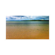 Canvas: sandy beach, clear waters canvas print
