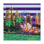 Canvas | Sydney Opera House (Purple stripes) Gallery Wrapped Canvas