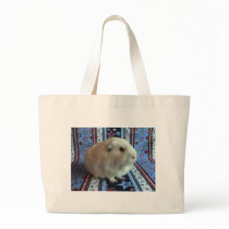 canvas tote bag guinea pig cavy pet purse