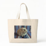 canvas tote bag guinea pig cavy pet purse