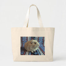 canvas tote bag guinea pig cavy pet purse