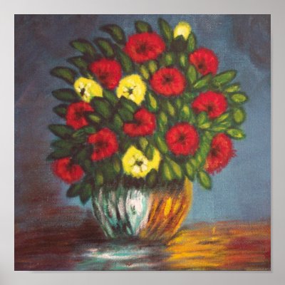 flowers in vase images. VASE RED YELLOW FLOWERS