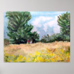 CANVAS - WATERCOLOR - ART BY HARRIET DAVIDSOHN PRINT