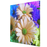 Canvas - Wrapped - Multicolored Daisies 2 Gallery Wrap Canvas