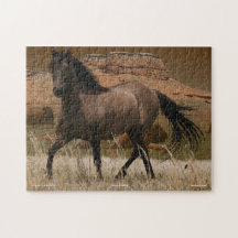 CANYON MUSTANG Horse Conservation Art  Puzzle