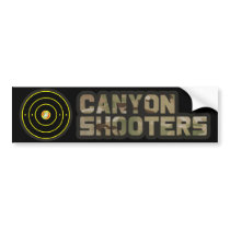 Canyon Shooters Bumper Sticker