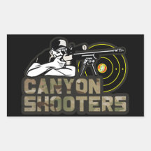 Canyon Shooters Sticker