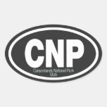 Canyonlands National Park Oval Sticker