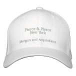 Cap - American Psycho - Pierce & Pierce - Limited embroidered hats