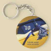 Cap and Tassel Custom Graduation Keychain Gift keychains