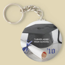 Cap and Tassel Custom Graduation Keychain Gift_v2 keychains