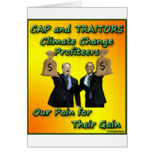 Cap and Traitors Greeting Card