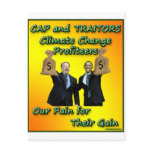 Cap and Traitors Postcard