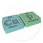 Cap as Ca Calcium and P Phosphorus stickers