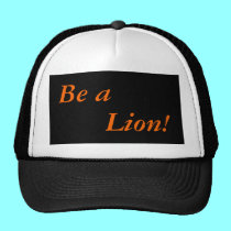 Cap: Elk Valley High School: Be a Lion! hats