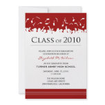Cap &amp; Gown 2011 Graduation Announcement (red)