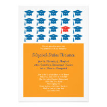 Cap Graduation Invitation invitations
