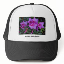 Cap, "Purple Azalea," hats by Florabunda Cap, "Purple Azalea," hats