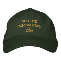 Cap - SOLSTICECONSTRUCTION.com Embroidered Baseball Cap