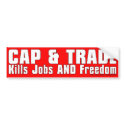 Cap & Trade-bumper bumper stickers