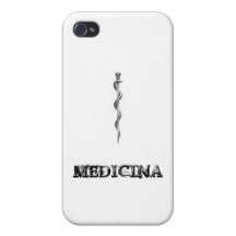 Capa para iPhone com símbolo da Medicina elegante. iPhone 4 Capa