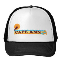 Cape Ann - Beach Design. Mesh Hat