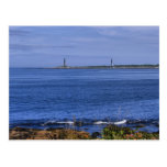 Cape Ann Twin Lighthouses-Postcard