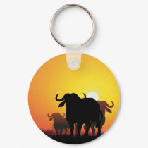 Cape Buffalo keychains