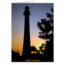 Cape Canaveral Lighthouse at dawn. cards