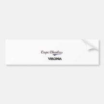 Cape Charles Virginia City Classic Bumper Stickers