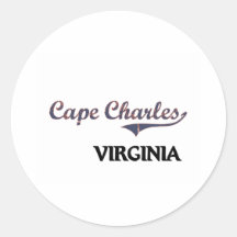 Cape Charles Virginia City Classic Sticker
