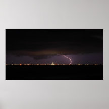Cape Cod Bay Thunderstorm over Provincetown Posters