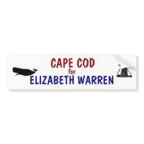 Cape Cod for Elizabeth Warren 2012 Bumper Sticker