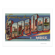 Cape Cod, MassachusettsLarge Letter Scenes Postcards