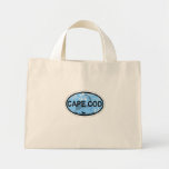 Cape Cod Oval Design. Canvas Bags