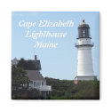 Cape Elizabeth Lighthouse Magnet by IArtist40 Cape Elizabeth Lighthouse Magnet