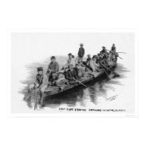 Cape Eskimos Arriving Nome AK 1910 posters
