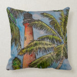 Cape Florida Lighthouse pillow lighthouses