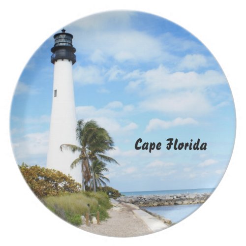 Cape Florida Lighthouse plate