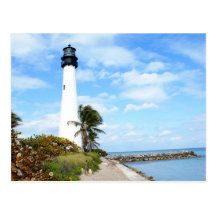 Cape Florida Lighthouse Postcard