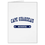 Cape Girardeau Missouri College Style t shirts cards
