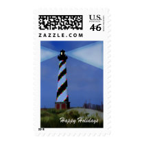 Cape Hatteras Holiday Lights Postage Stamp