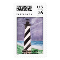 Cape Hatteras Light Art by Derek McCrea postage by dereklovessheila Cape Hatteras Light Art by Derek McCrea postage