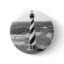 Cape Hatteras Lighthouse black and white photo Pin