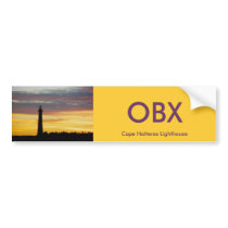 Cape Hatteras Lighthouse Bumper Sticker #1 OBX bumper stickers