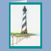 Cape Hatteras Lighthouse Note Card cards