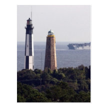 Cape Henry Lighthouses Post Cards