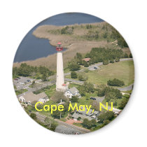 Cape May Lighthouse, Cape May, NJ Magnets