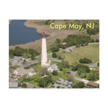 Cape May Lighthouse, Cape May, NJ postcards