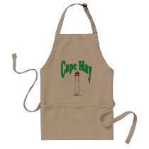 Cape May Lighthouse Cartoon aprons by figstreetstudio Cape May Lighthouse Cartoon aprons